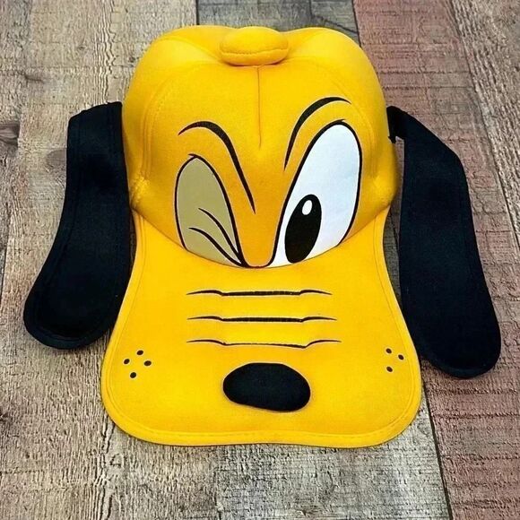 Pluto Disney Parks Hat with Ears Cap Stretch Fit - Picture 4 of 9